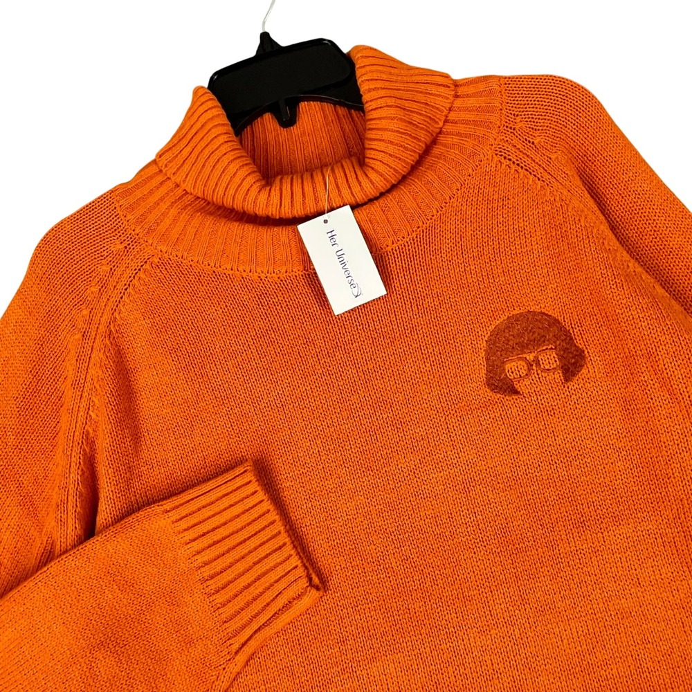 Scooby Doo Her Universe Velma Velma Turtleneck Cosplay Sweater Womens 2‎